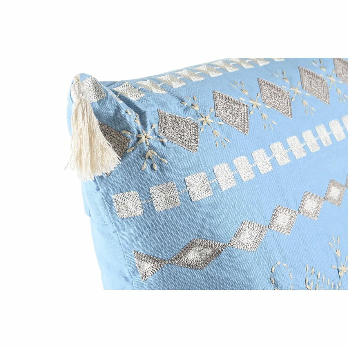Pude DKD Home Decor Blå Hvid 60 x 20 x 60 cm